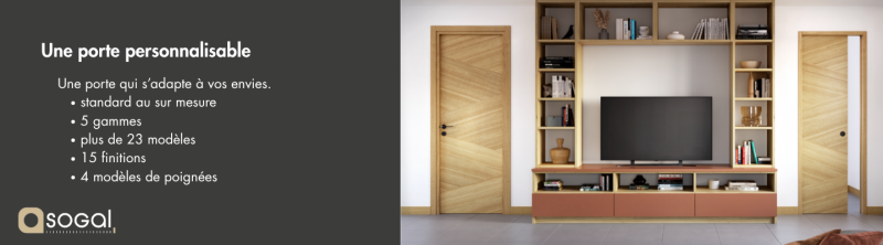 Changer une porte de communication pour une porte battante design et fonctionnelle à Lyon Rhône